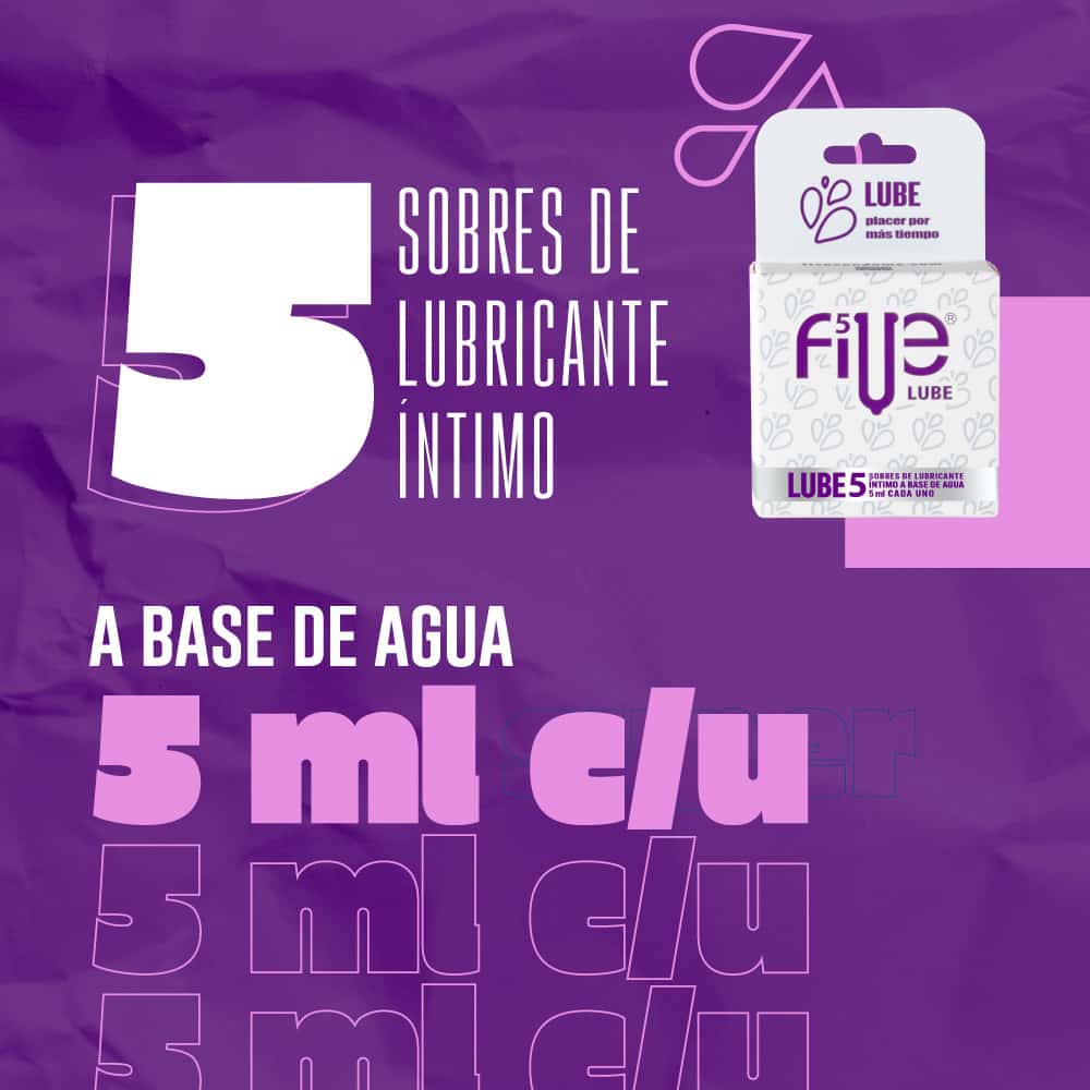 Lubricante ntimo Five Sachet - Mifarma
