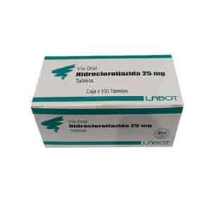 Hiidroclorotiazida 25mg Tableta