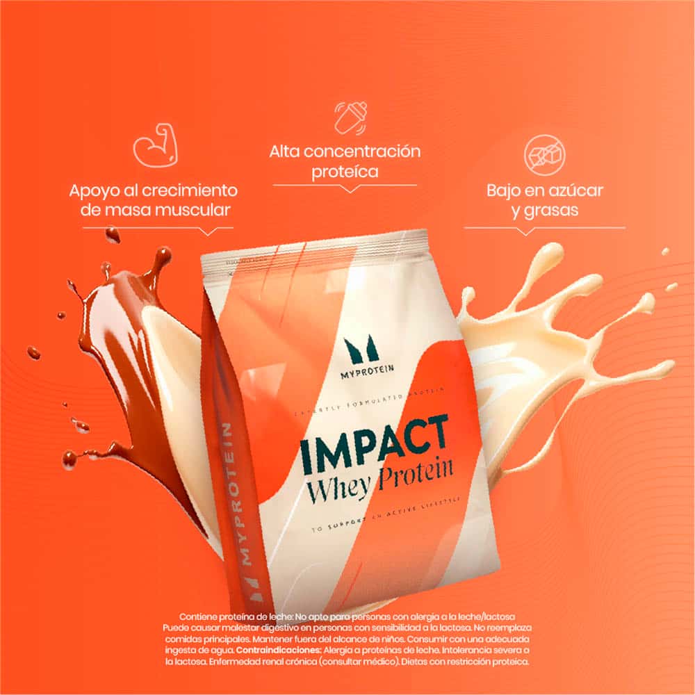 Proteína Whey - Impact Whey Protein - Sabor Vainilla - 1 kg - My Protein