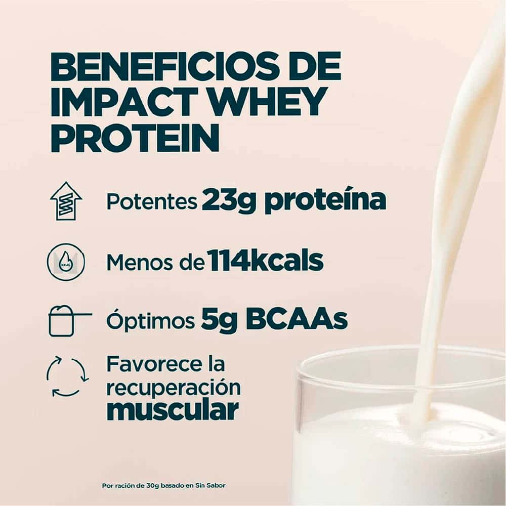 Proteína Whey - Impact Whey Protein - Sabor Vainilla - 1 kg - My Protein