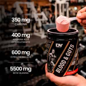 Pre Entreno - Blood & Guts - Sabor Fresa - 380 g - Dorian Yates