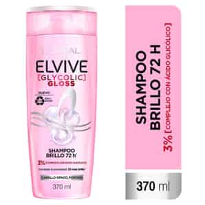 Shampoo Elvive Glycolic Gloss Brillo 72h 370ml
