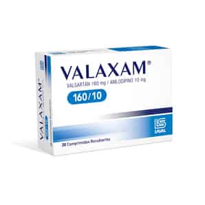 Valaxam 160mg /10mg Comprimido Recubierto