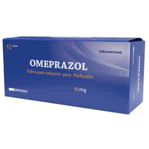 Omeprazol 40mg Polvo para Solución para Perfusión