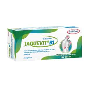 Jaquevit B1 500 mg + 50 mg +2 mg Tableta
