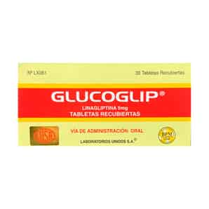 Glucoglip 5 mg Tableta Recubierta