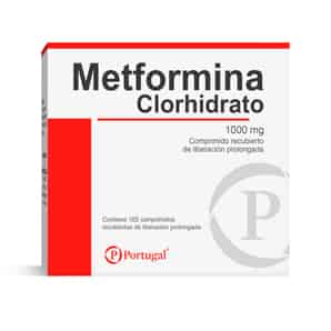 Metformina Clorhidrato 1000mg Comprimido Recubierto De Liberación Prolongada