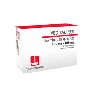 Vedipal® 1000 900Mg + 100Mg Tableta Recubierta