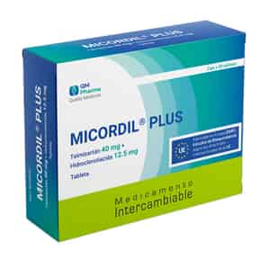 Micordil Plus 40mg + 12.5mg Tableta