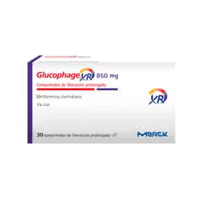Glucophage xr 850mg Comprimido de Liberación Prolongada