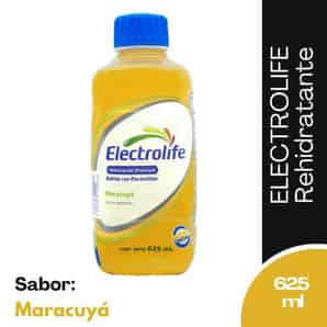 Electrolife Bebida con Electrolitos Sabor a Maracuyá