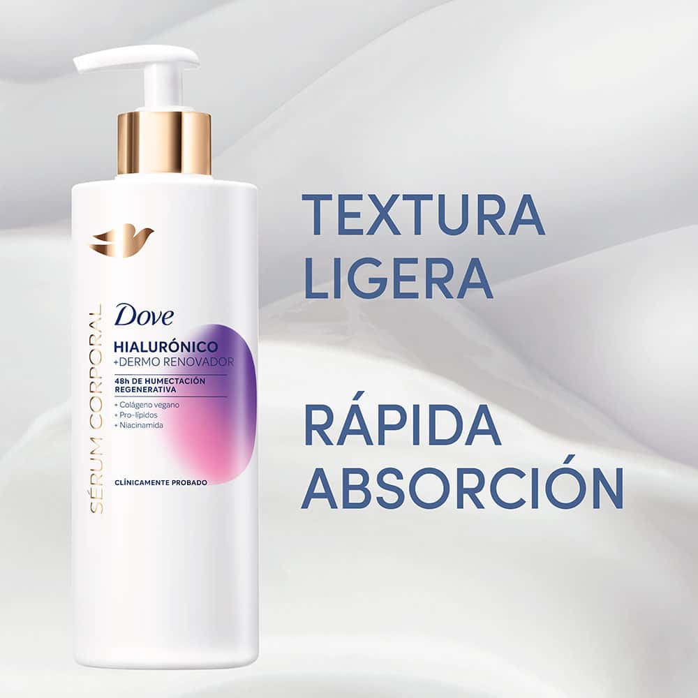 Sérum Corporal Dove Piel Extra Seca Hialurónico