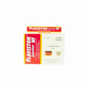Flaviston Junior NF 80mg + 0.5mg + 1.25mg Tabletas Masticables