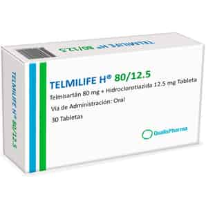 Telmilife H 80/12.5 80Mg+12.5Mg Tableta