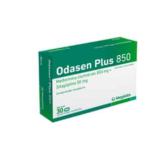 Odasen Plus 850 850 Mg + 50 Mg Comprimido Recubierto