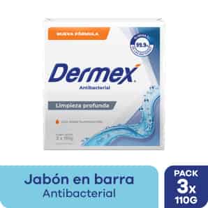 Jabones en Barra Dermex Antibacterial Limpieza Profunda