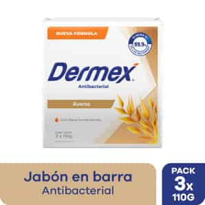Jabones en Barra Dermex Antibacterial Avena