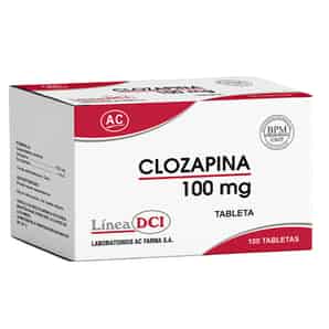 Clozapina 100Mg Tableta