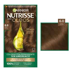 Tinte para Cabello Garnier Nutrisse Rubio Oscuro 6.0