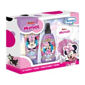 Pack Tuinies Minnie  Shampoo + Colonia + Jabón + Esponja