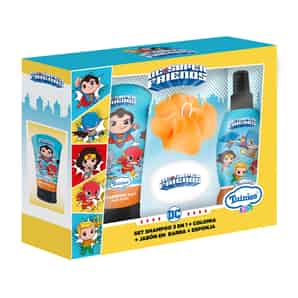 Pack Tuinies DC Shampoo 3en1 + Colonia + Jabón + Esponja