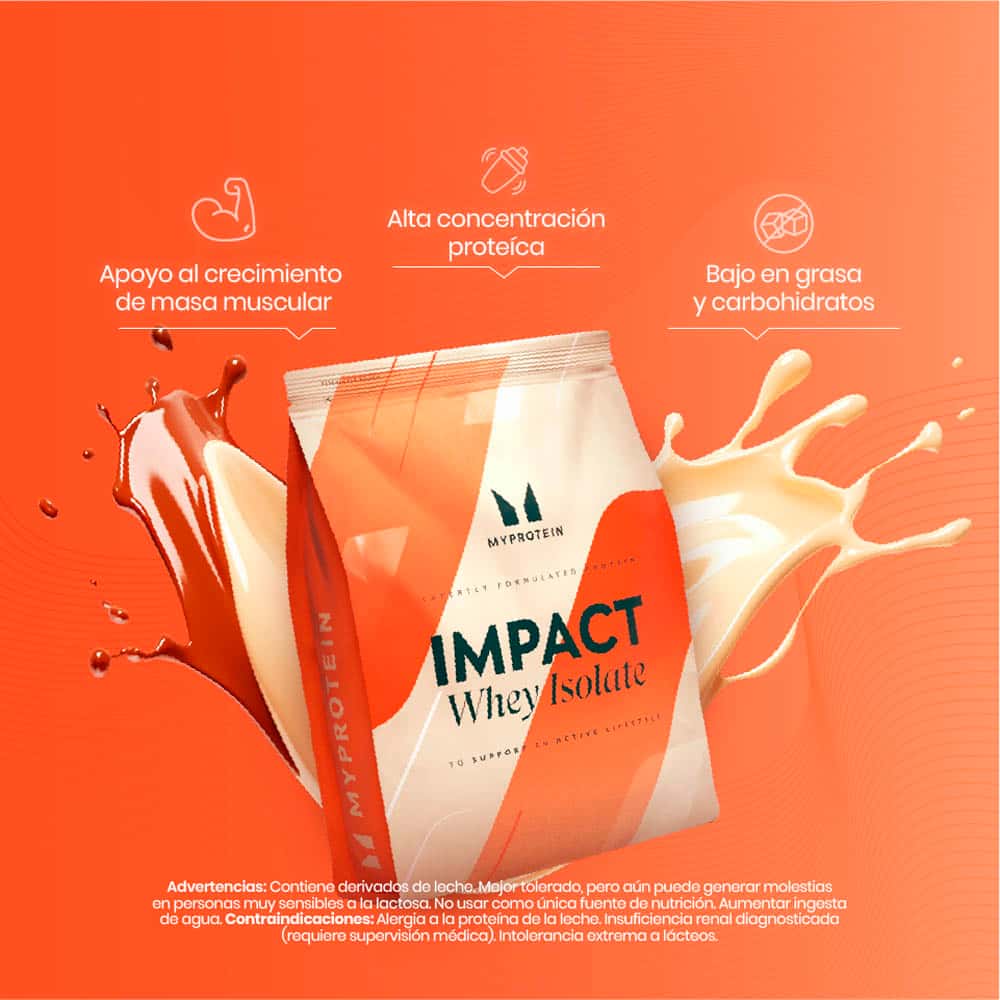 Proteína Aislada - Impact Whey Isolate - Sabor Vainilla - 1 kg - My Protein