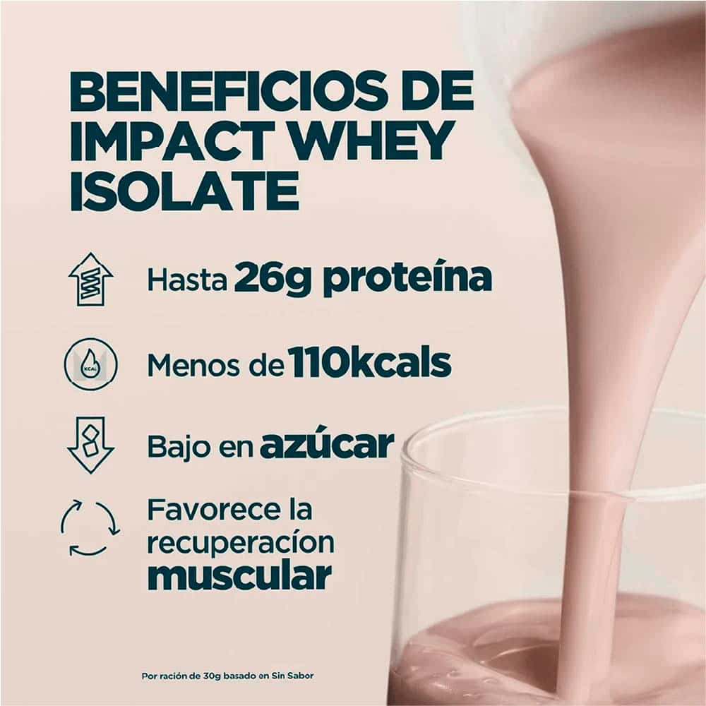 Proteína Aislada - Impact Whey Isolate - Sabor Vainilla - 1 kg - My Protein