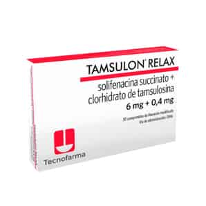 Tamsulon Relax 6mg +0,4mg Comprimido de Liberación Modificada