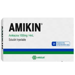 Amikin 1000mg/4mL Solución Inyectable