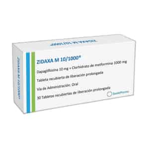Zidaxa M 10mg + 1000 mg Tableta de Liberación Prolongada