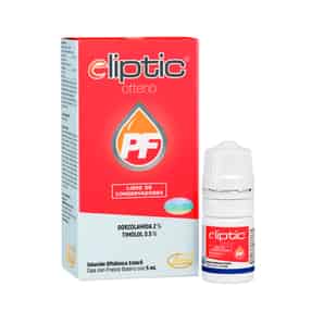 Eliptic Ofteno Libre de Conservadores PF 20mg + 5mg/ml Solución Oftálmica