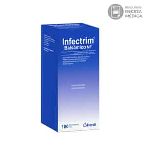 Infectrim Balsámico NF 266.650 mg/5 ml + 53.300 mg/5 ml + 83.300 mg/5 ml Suspensión Oral