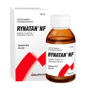 Rynatan NF 10mg-10ml + 4mg-10ml Solución Oral