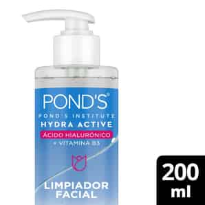 Limpiador Facial Pond's Hydra Active Ácido Hialurónico + Vitamina B3