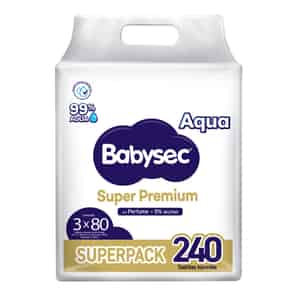 Toalla Húmeda Babysec Super Premium 99% Agua