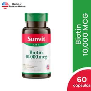 Biotin 10000mcg Cápsula Blanda