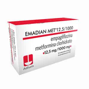 Emadian Met 12.5-1000mg Comprimido Recubierto