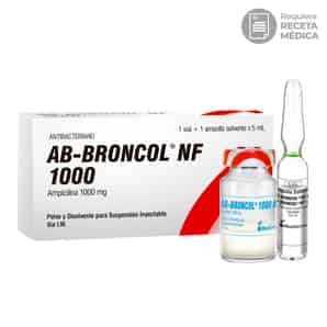AB-Broncol 1000 NF 100 mg Polvo y Disolvente para Suspensión Inyectable