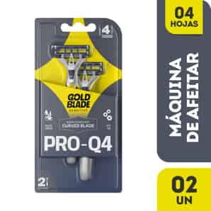 Máquina de Afeitar Gold Blade Pro-Q4 para Hombre