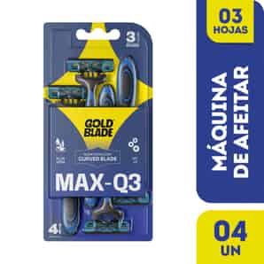 Máquina de Afeitar Gold Blade Max-Q3 para Hombre