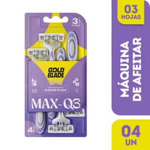 Máquina de Afeitar Gold Blade Max-Q3 para Mujer