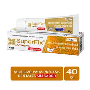 Adhesivo para Prótesis Dentales Superfix Sin Sabor