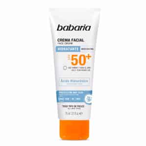 Crema Facial Hidratante Babaria Ácido Hialurónico 50+