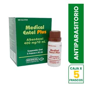 Medical entel Plus 400mg/10ml Suspensión Oral