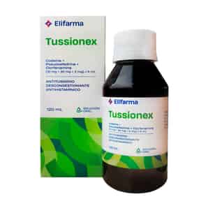 Tussionex 10+30+2mg/5 mL Solución Oral