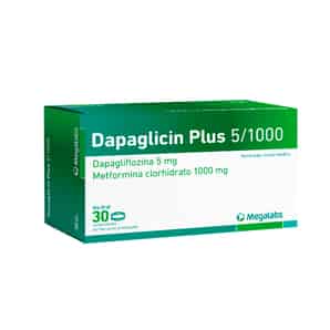 Dapaglicin Plus 5/1000 10 + 1000 Comprimido de Liberación Prolongada