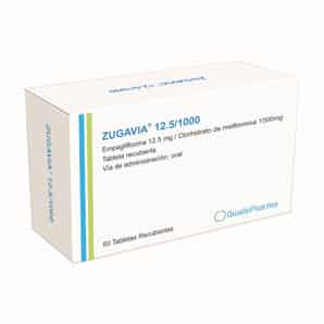 Zugavia 12.5/1000 12.5mg+1000mg Tableta Recubierta
