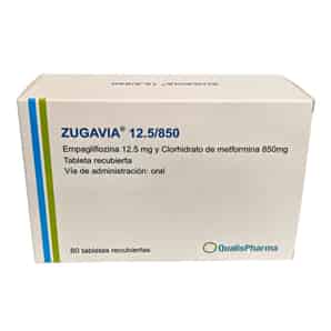 Zugavia 12.5/850 12.5mg+850mg Tableta Recubierta