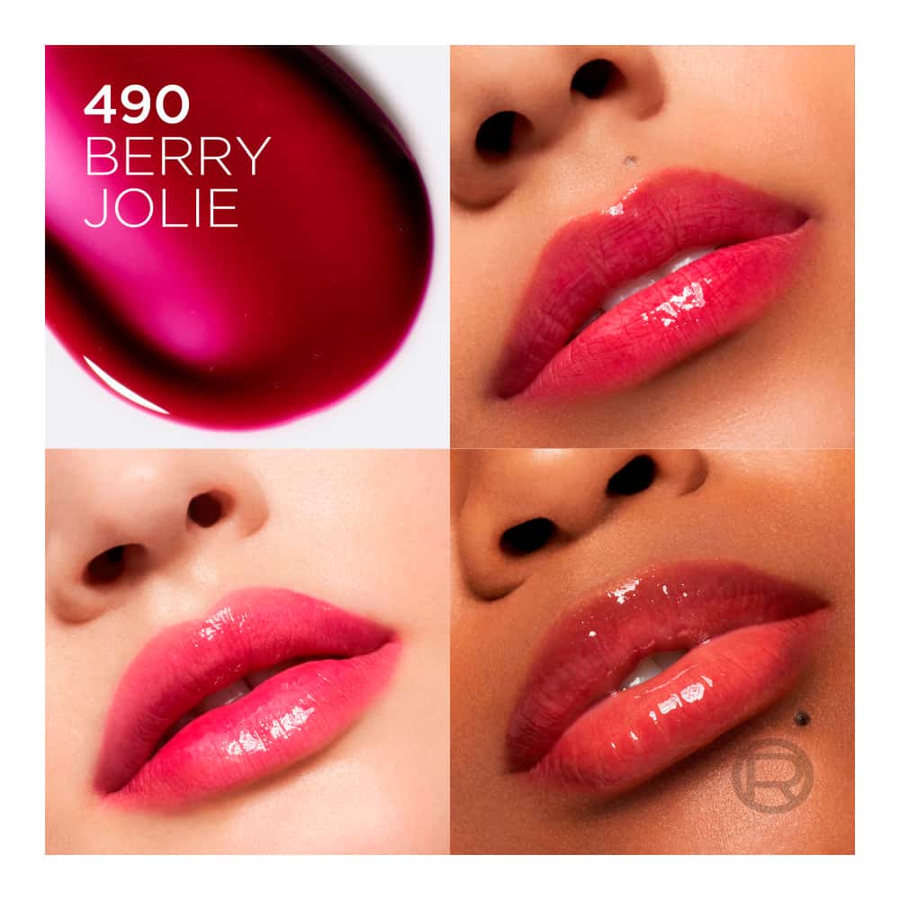 Brillo Labial L'Oréal Paris Plump Ambition Hyaluron 490 Berry Jolie