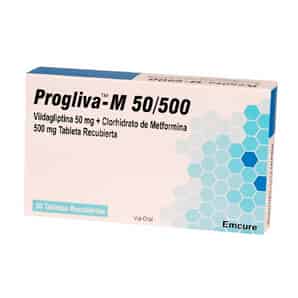 Progliva M 50/500 50mg+500mg Tableta Recubierta